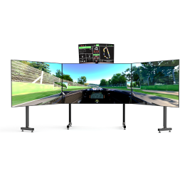 Suporte para 3 Tvs até 65" +  1 Monitor + CPU PRS PRO