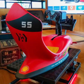 Simulador Cockpit Vermelho 2019
