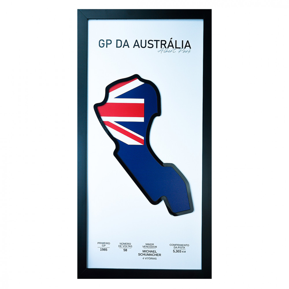 Quadro Pista Circuito Albert Park (Austrália)