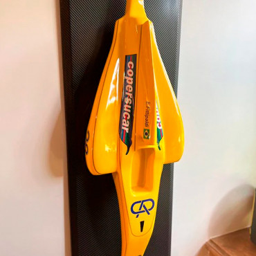 Quadro Mini Fórmula Copersucar Amarela - Wilson Fittipaldi 