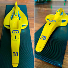 Quadro Mini Fórmula Copersucar Amarela - Wilson Fittipaldi 
