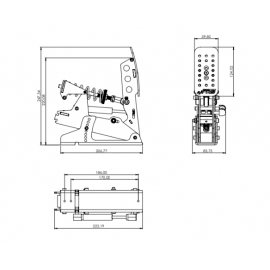 KIT PEDAL PRS 3 SPORT + BASE DE FIXAÇÃO