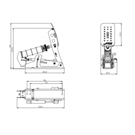 KIT PEDAL PRS 3 SPORT + BASE DE FIXAÇÃO