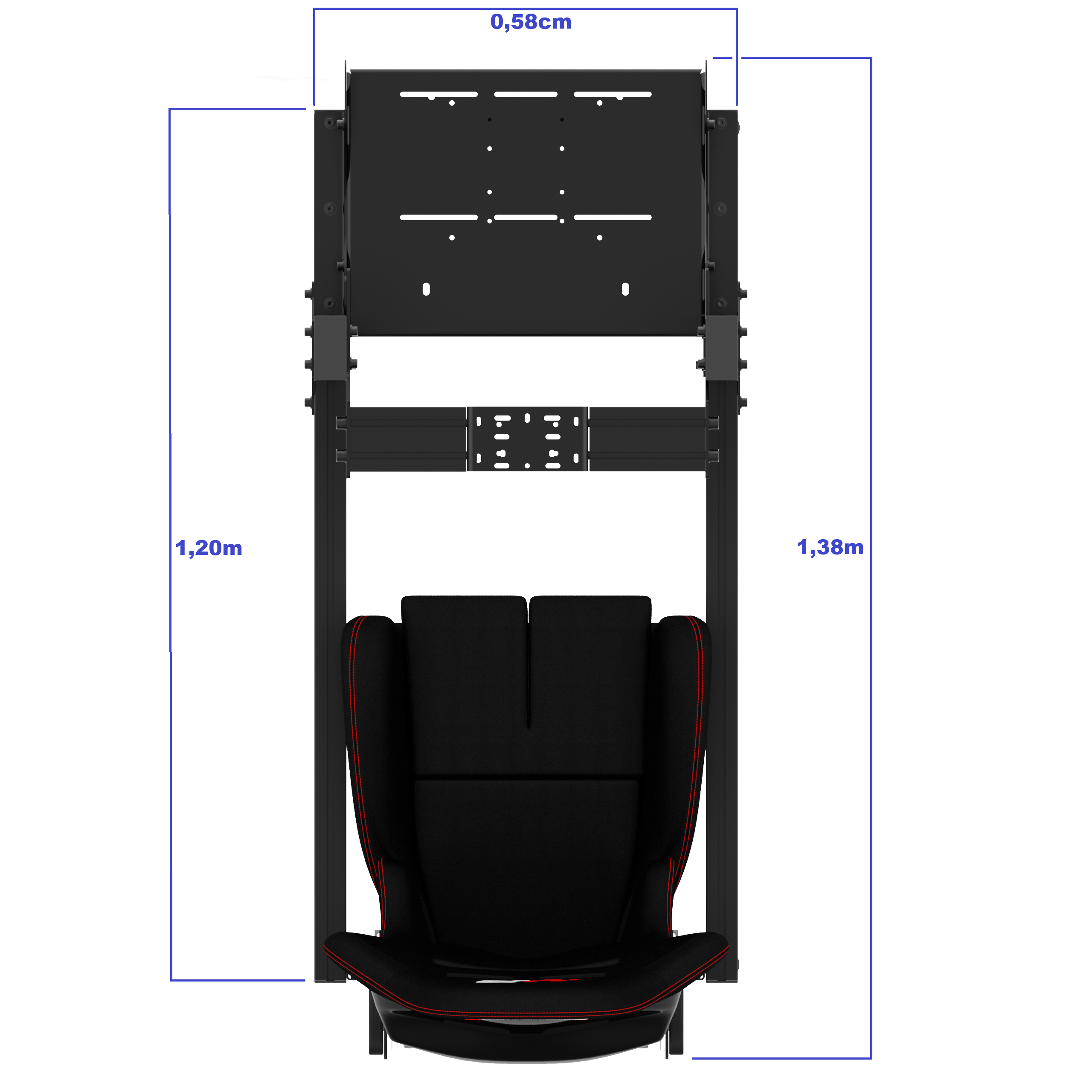 12 Cockpit PRS GT Alumínio Pro – Stage 2 – Banco reclinável