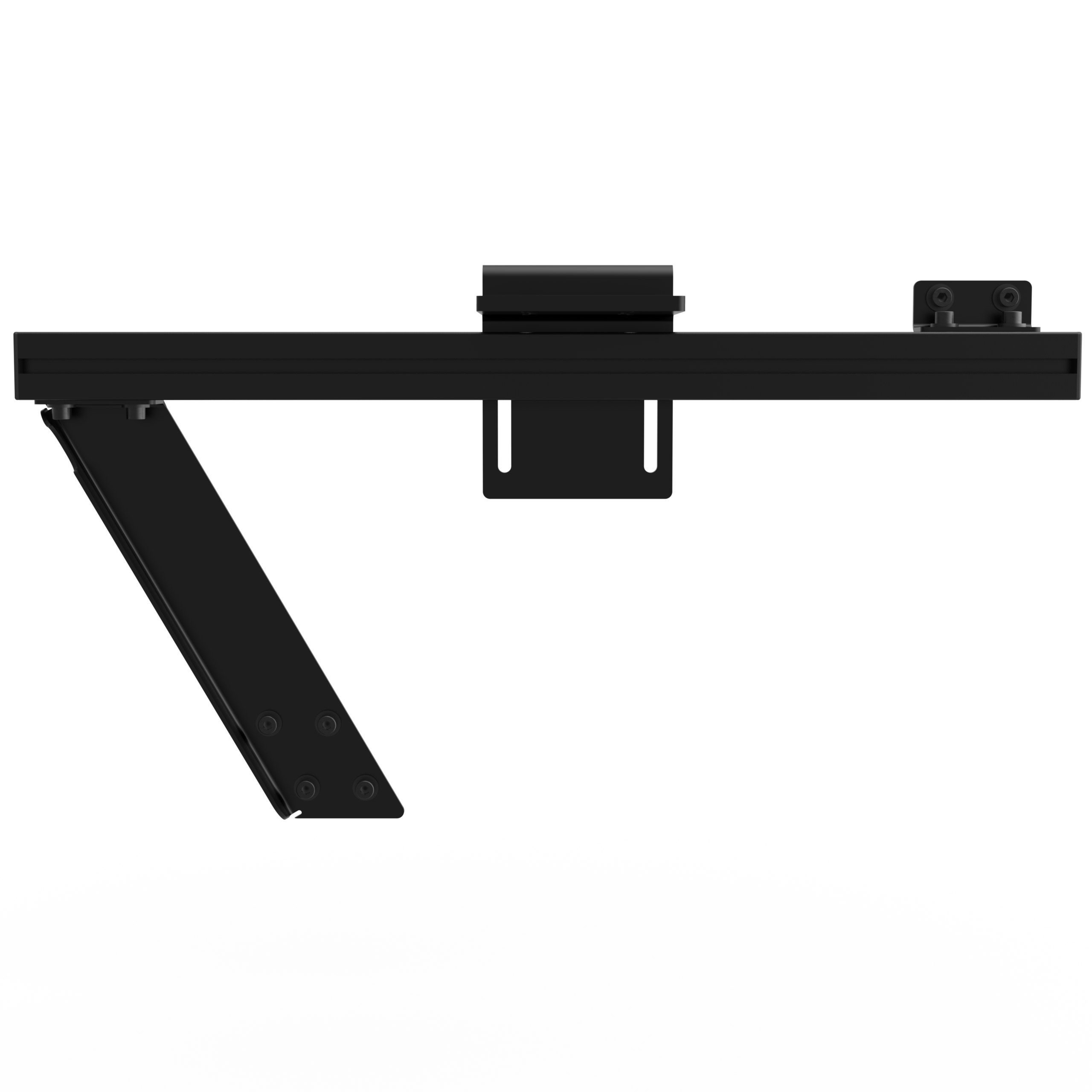 4 Suporte lateral em alumínio para câmbio e freio de mão