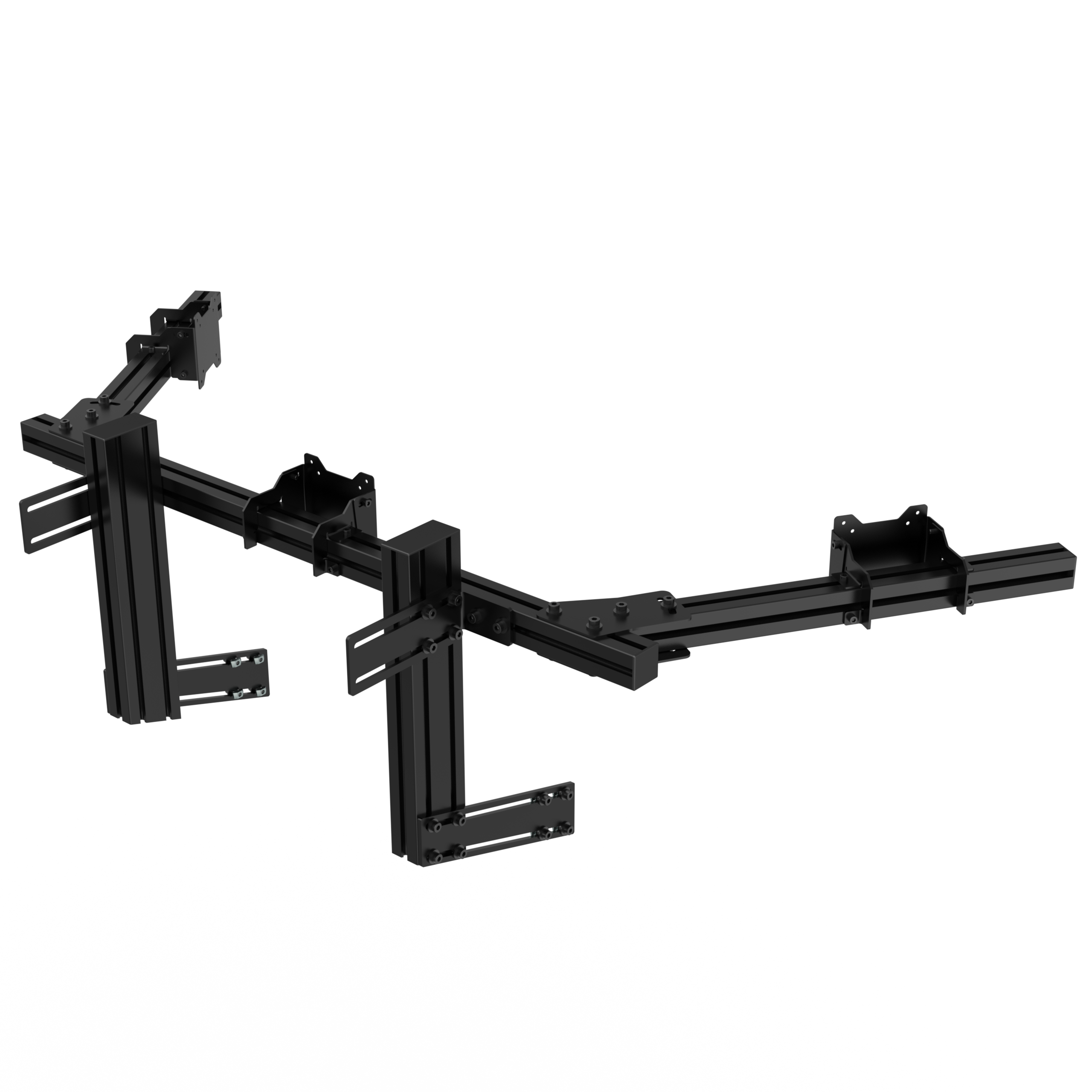 7 Suporte PRS 3 monitores Alumínio GT Sport V2.1