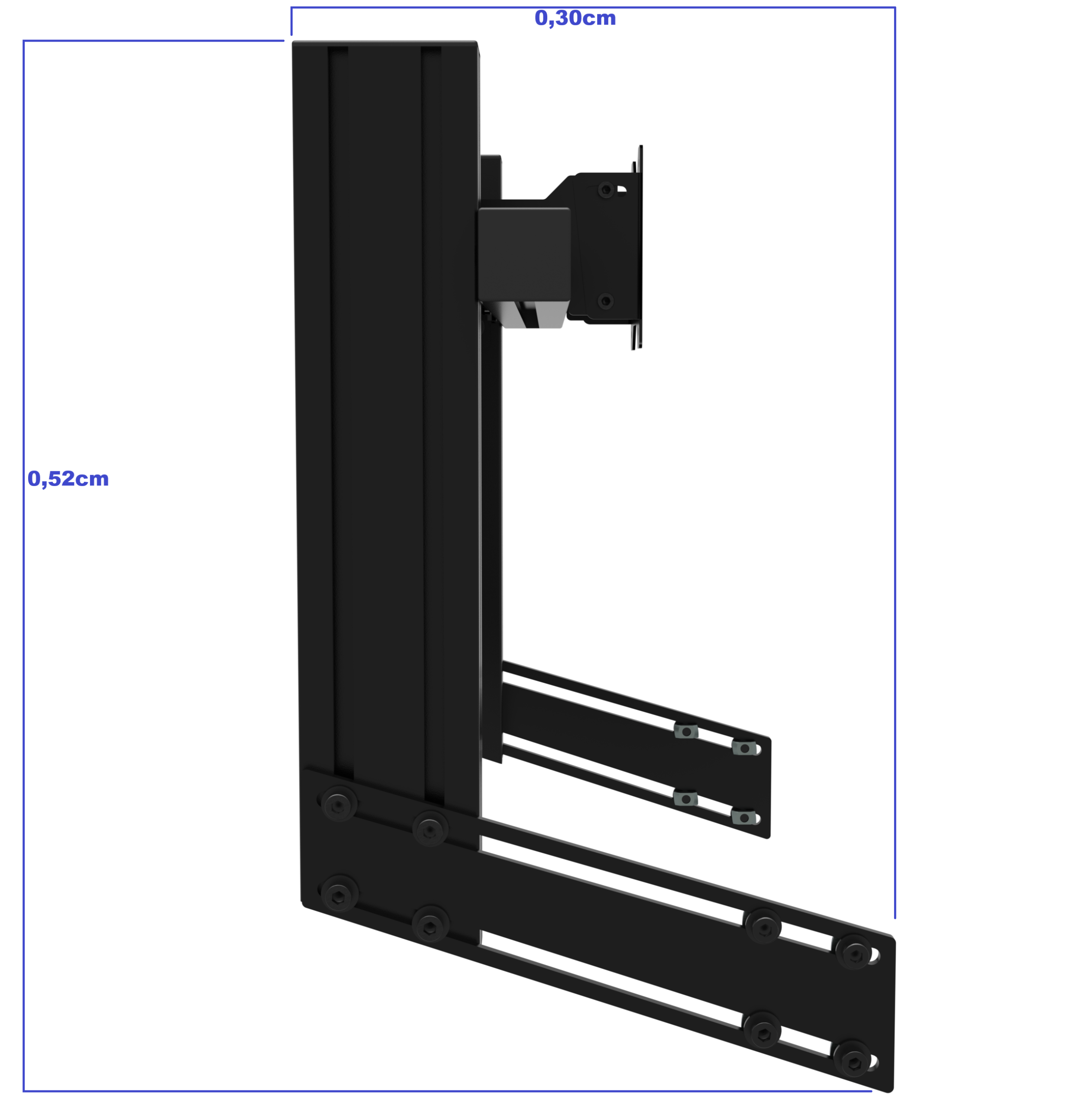 8 Suporte PRS 1 monitor Alumínio GT Sport V2.1