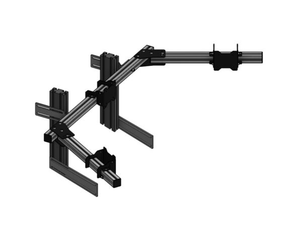 SUPORTE PRS 3 MONITORES ALUMINIO GT SPORT V2.1