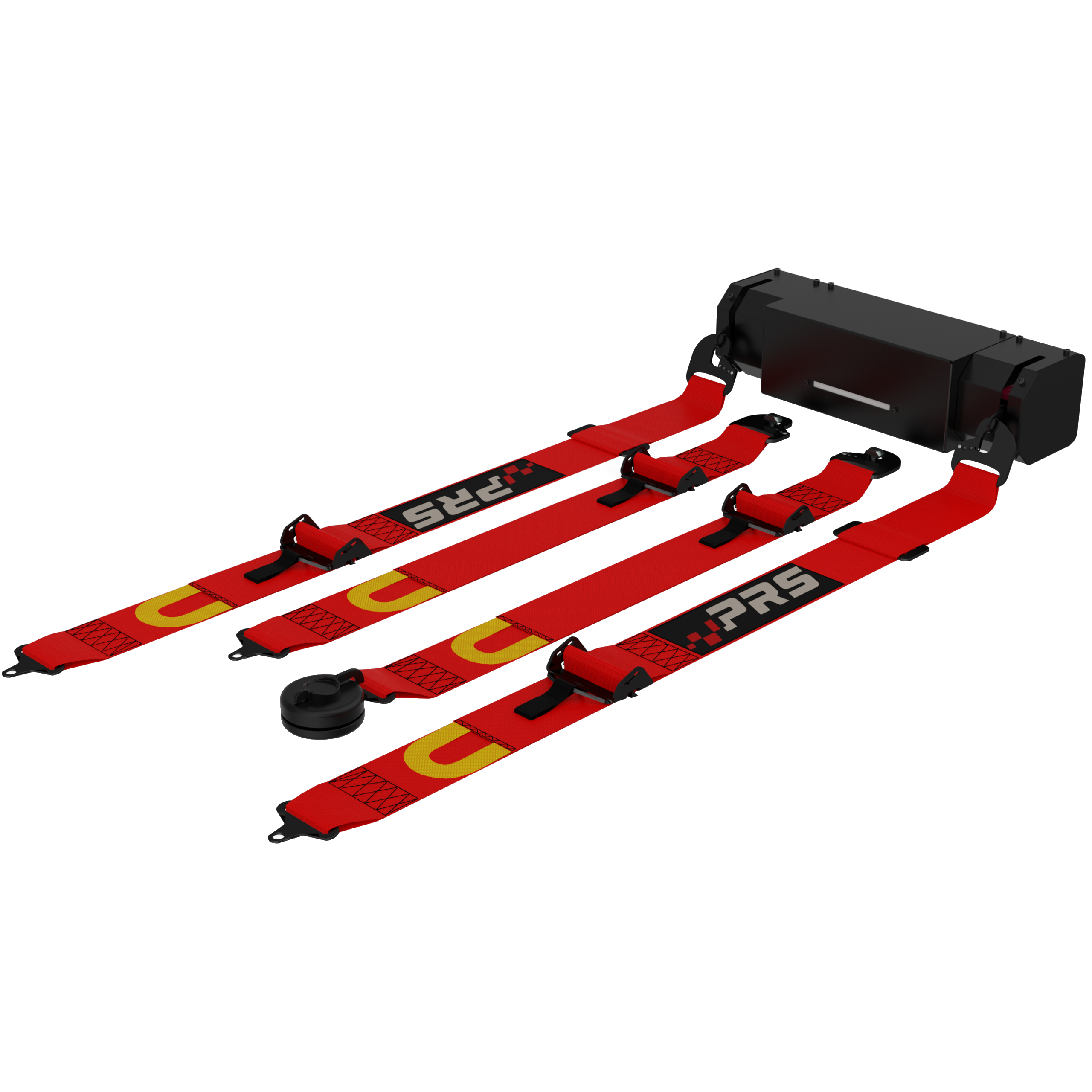 3 Sistema de cinto + cinto vermelho